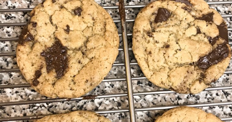 Vegan chocolate chip cookie