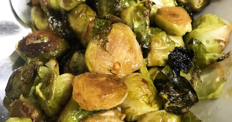 Honey Roasted Brussel Sprouts